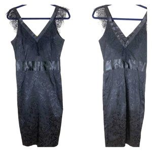 Dolce & Gabbana Black Dress Lace Strap